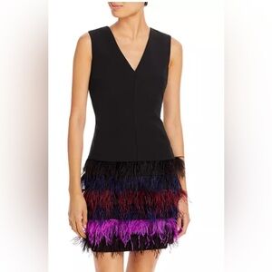 Milly Veronica Feather Cady Dress
